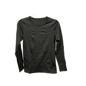 Charcoal Grey Cozy Fleece Lined Tee